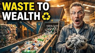 How Millions of Plastic Bottles Are Recycled Into Polyester Fiber | Factory Process