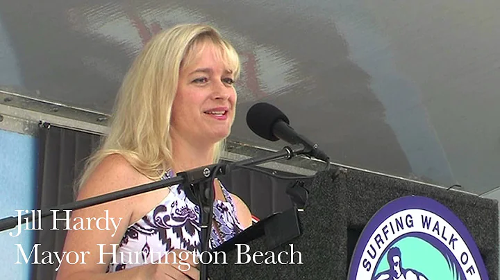 Surfing Walk of Fame: Mayor Jill Hardy