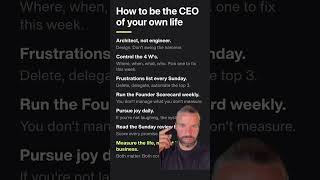 The best CEOs don’t just build businesses. They design lives. @realmattgray