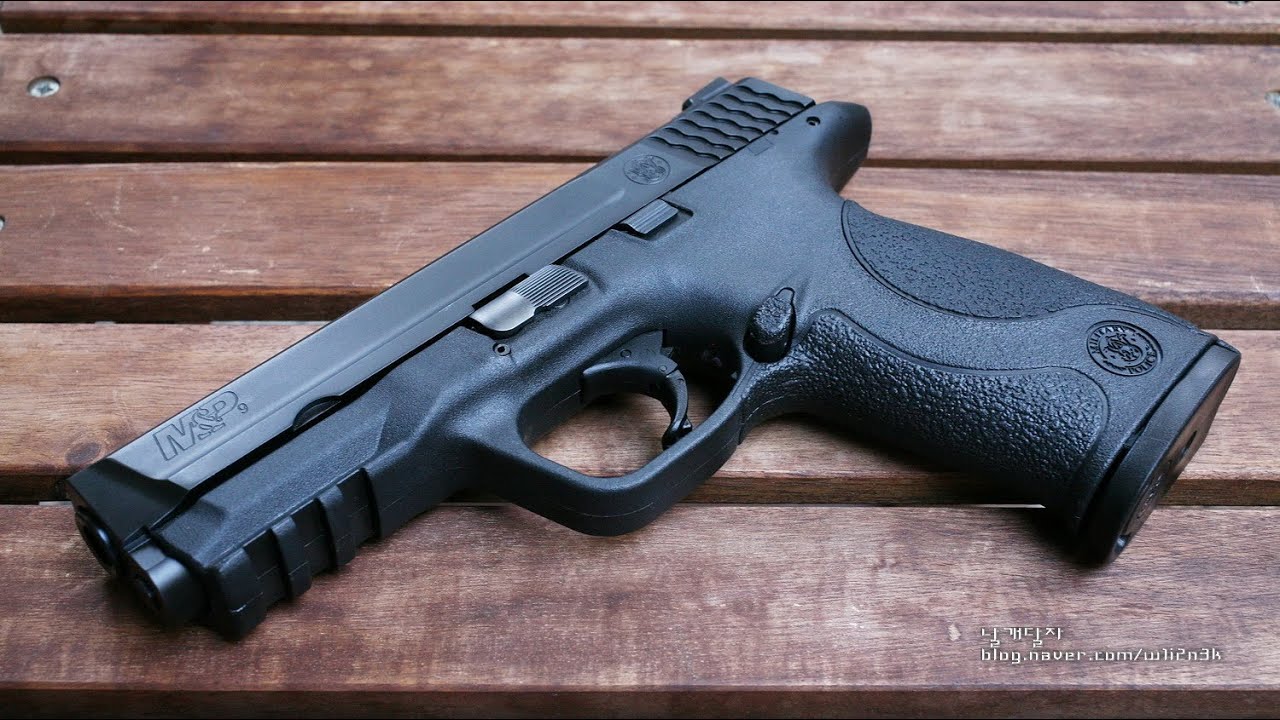 스미스 웨슨 S&W M&P9 9mm 권총 리뷰와 실탄 사격