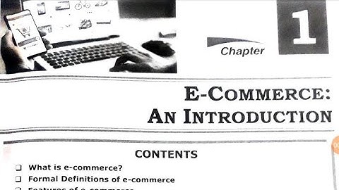 E-commerce: An Introduction Bcom 2nd Semester Full explanation in hindi #simplifiedstudyofficial