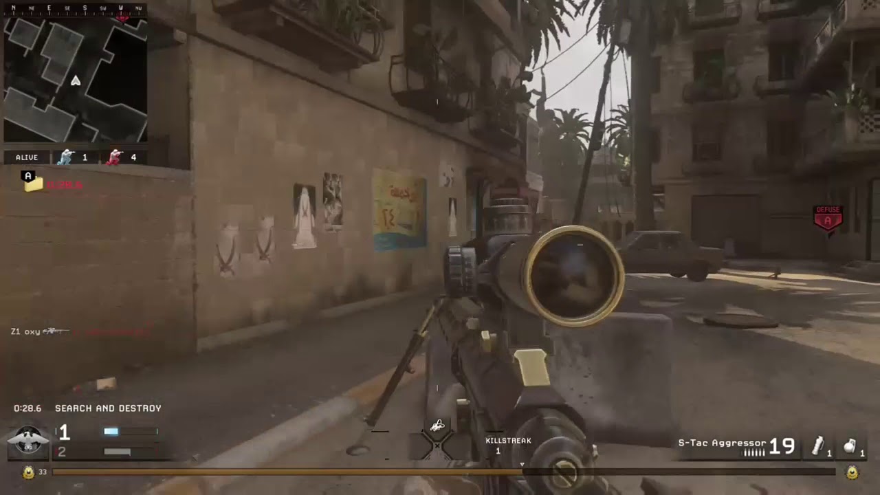 Washed Cod Player Washed up cod sniper - YouTube