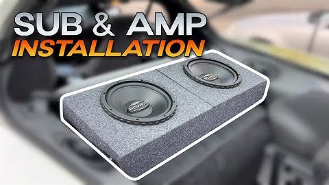 Installing a Subwoofer & Amp in a 4th Gen Camaro – Full DIY Guide!