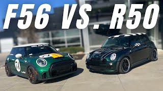 Famous SIDE BY SIDE COMPARISON OF THE F56 AND THE R50 MINI COOPER Net Worth