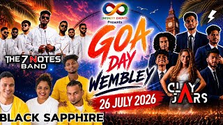 🔥 GOA DAY WEMBLEY 2026 🇬🇧 | Clay Jars • 7 Notes Band •Black Sapphire| Konkani Songs | Goan Weddings