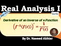 Lec-117 Derivative of Inverse of a Function. Real Analysis I. Bartle. (Urdu/Hindi)