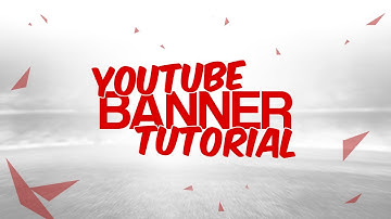 Simple Clean YouTube Banner - Basic Tutorial
