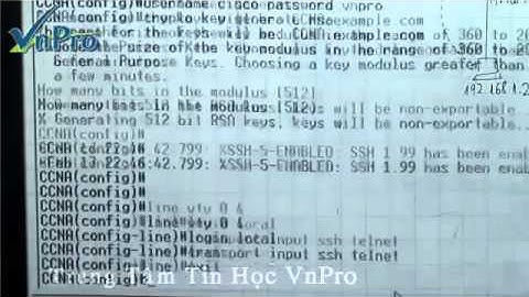 Bài giảng CCNA 8  Bài Giảng Telnet   CDP   SSH Phần 3