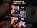 From rough agate to a perfect gem… watch this transformation! 😱 #gemhunter #gemstone #agate