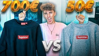 SUDADERA SUPREME BOX DE 700€ VS | REAL FAKE [bycalitos] - YouTube