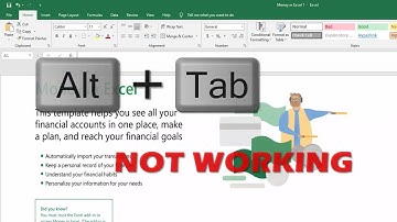Fix Alt + Tab not toggle/working with Excel in Windows 10