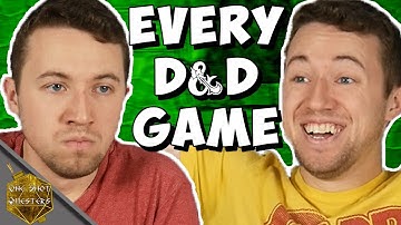 Every Dungeons and Dragons Game EVER
