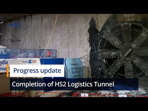 Completion of HS2 logistics tunnel paves the way for high-speed line to Euston