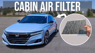 How to Replace Cabin Air Filter - Honda Accord 2018-2022