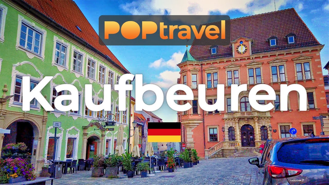 Walking in KAUFBEUREN / Germany 🇩🇪- Old Town in Allgäu - 4K 60fps (UHD)