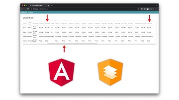 Cómo crear una tabla reutilizable con #angular y angular material |Agregar Columnas Siempre Visibles