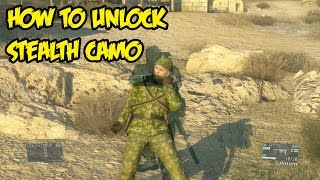 Metal Gear Solid 5 The Phantom Pain: How To Unlock Stealth Camouflage  (Temporary Invisibility) 