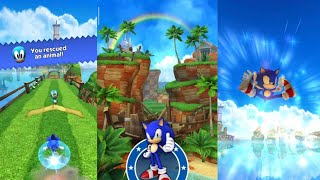 Sonic Dash Android Game Play 1 at the Seaside Hill Zone screenshot 4