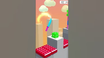 Slice It All! Best Walkthrough New Knife Level Part 286 #shorts #androidgames #games  #slice #3d