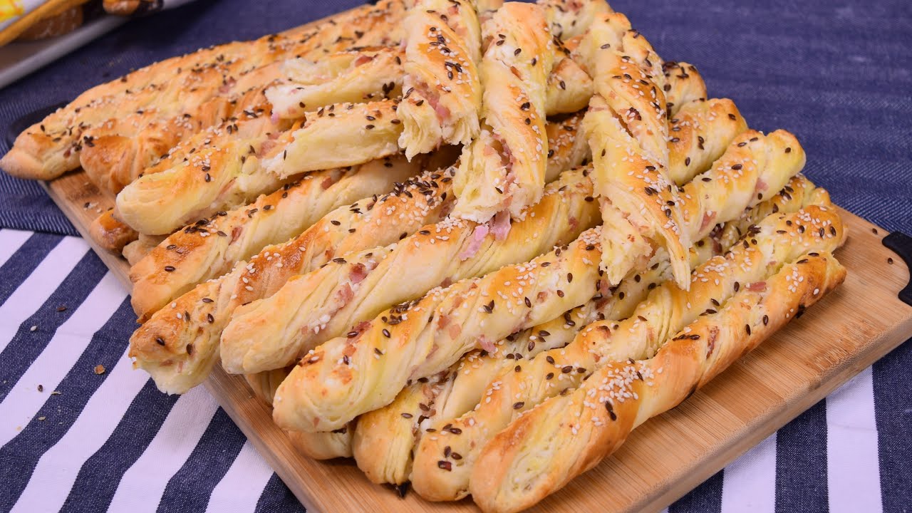 SLANI PUNJENI LISNATI STAPICI BOGATOG UKUSA KAO IZ NAJBOLJE PEKARE - JEDNOSTAVNO NESTANU ZA TREN!!