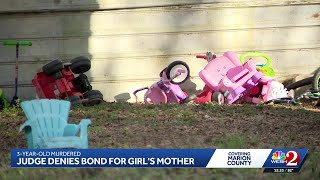 Mother of 3-year-old beaten to death in Marion County denied bond