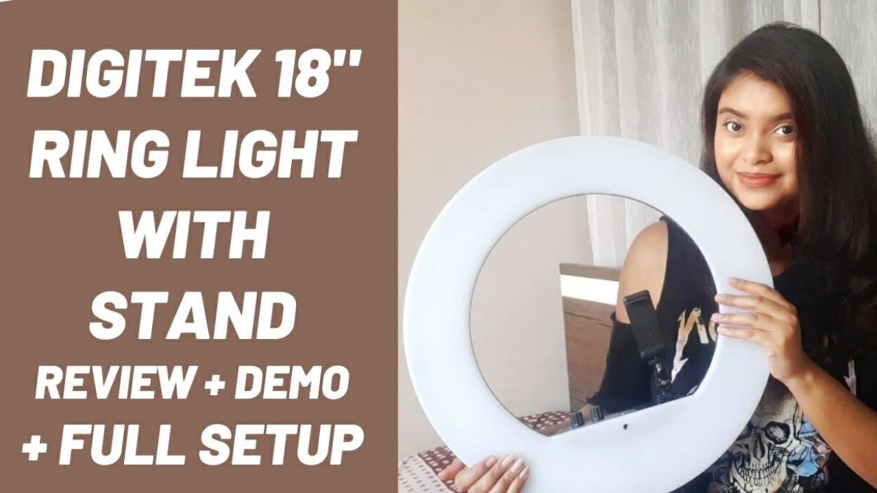 Digitek Ring Light 18 Inches Unboxing and Review | Cheapest Ring Light for YouTube & Instagram