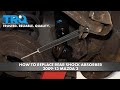 How to Replace Rear Shock 2008-13 Mazda 3