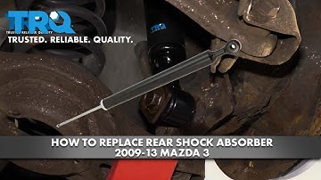 How to Replace Rear Shock 2008-13 Mazda 3