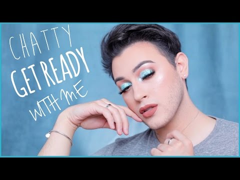 VERY Chatty Get Ready With Me | Mermaid Eyes | MannyMua
