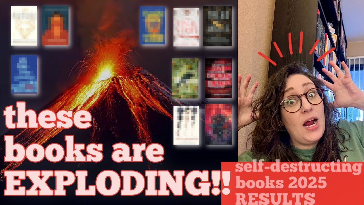 the shrapnel from these exploding books is deadly (2025 Self-Destructing Books Results) 💥⏰