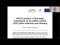 Claudia Cevenini –  ATCO2 project: a first legal framework on ATC data collection and sharing