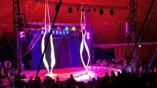 Nerina and Viktoria - aerial silks duo Russell’s international circus 2021