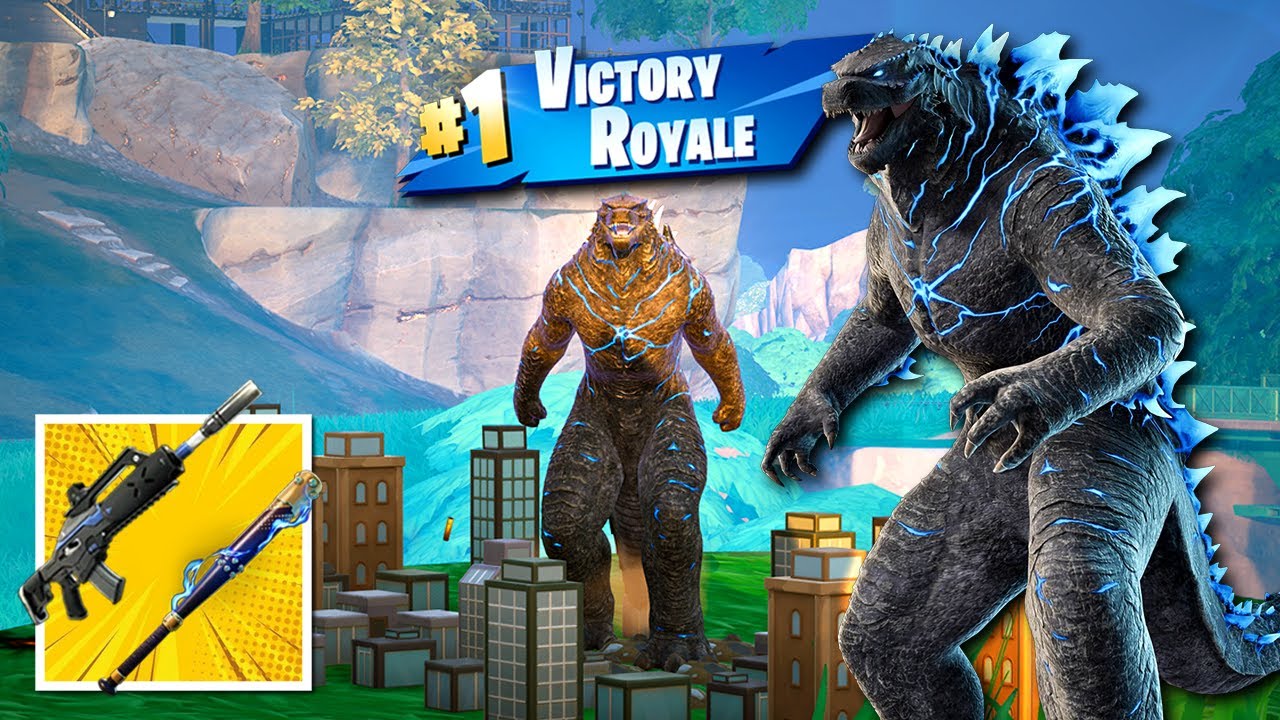 Fortnite: LAWLESS! Godzilla Evolved Skin Gameplay Wins | Zero Build ...