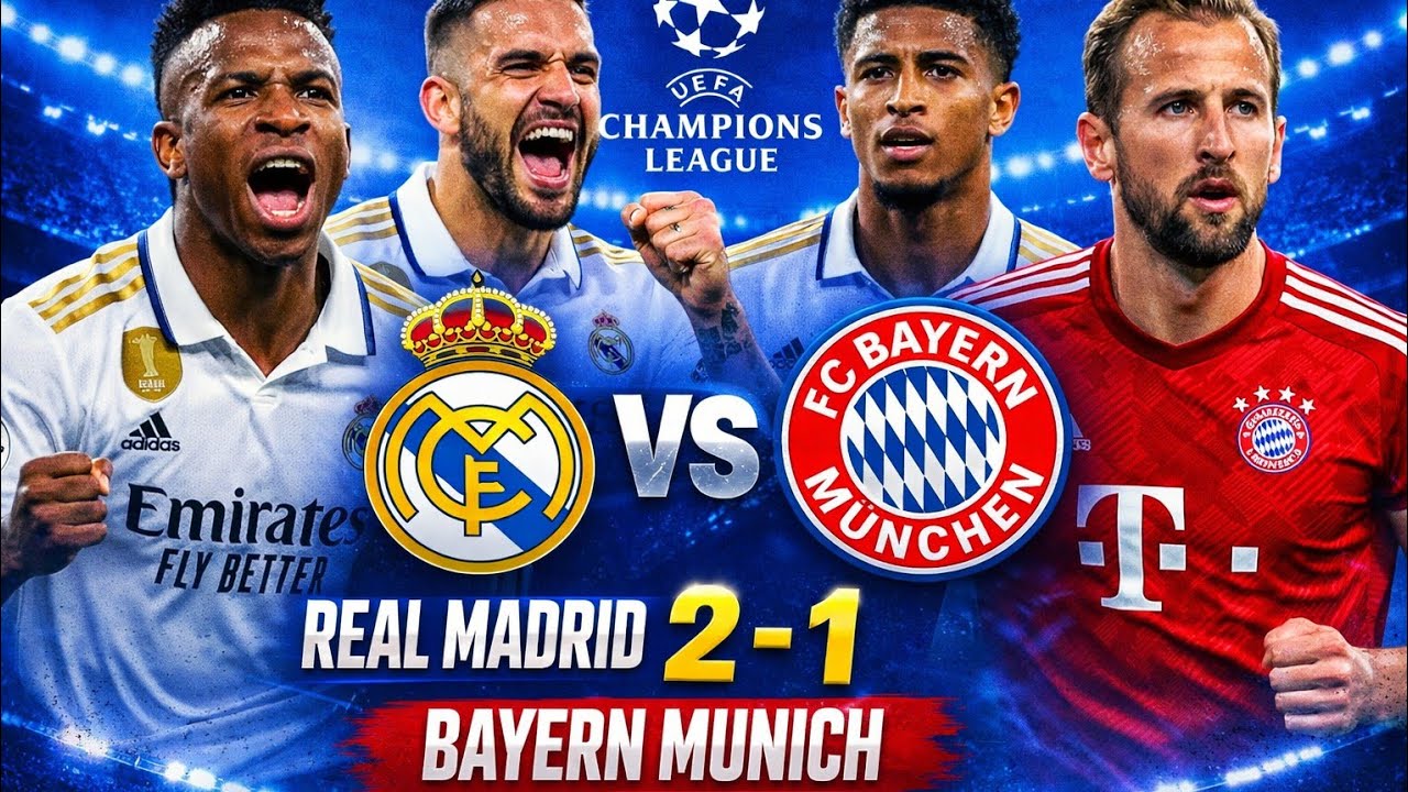 real madrid vs bayern michen  champions legue 2024