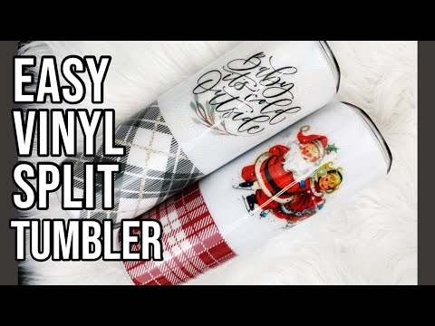 Leicht Vinyl Split Tumbler Tutorial