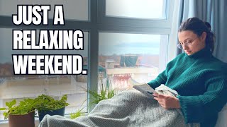 cosy weekend reading vlog | january 2024