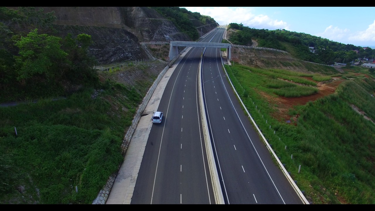 Ocho Rios To Kingston highway "Drone view" YouTube