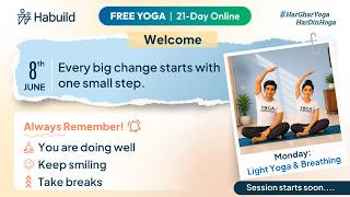 Habuild | Light Yoga + Breathing with ‪@saurabhbothra  | International