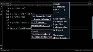 Python Program to Calculate the Area of a Triangle in Hindi | 2021