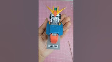 DIY Papercraft MSZ-006 ZETA GUNDAM BUST  #diy #robot #papercraft #anime #gundam #kertas #gunpla