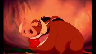 The Lion King Timon And Pumbaa Hula Dance Luau Movie Video Clip Snippet