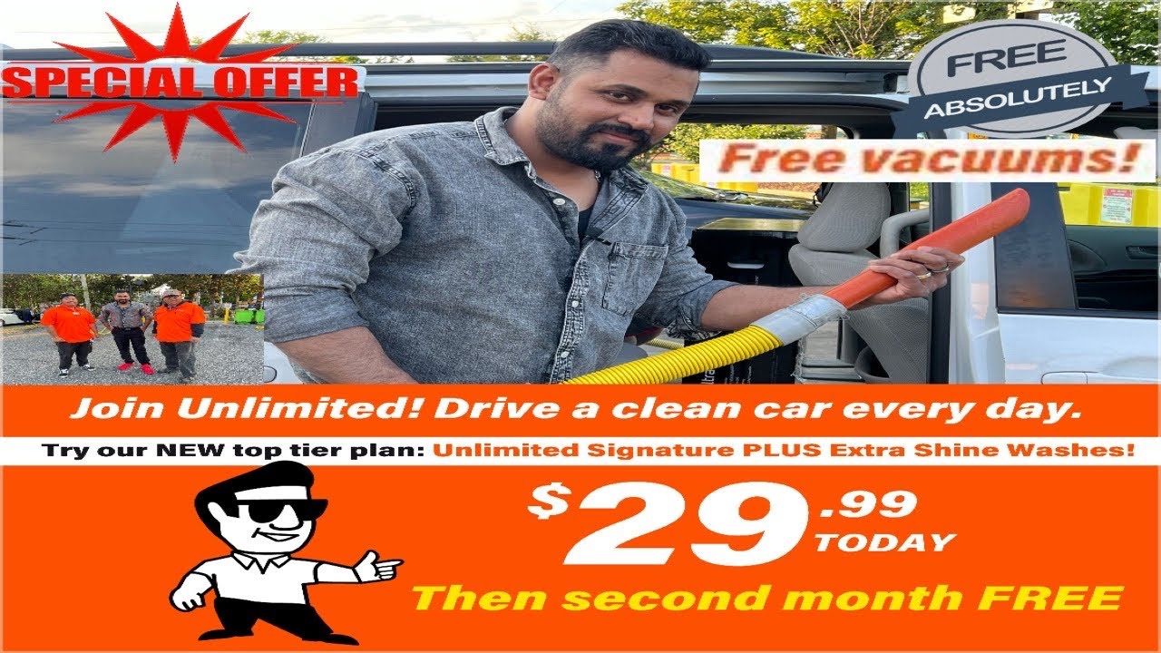 Mr Wash Car Wash Absolutely Free Vacuum &. 29.99 For two Month YouTube