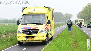 Twee Gewonden Na Mislukte Inhaalpoging Op De N360 Bij Ten Post, Bestuurder Test Positief Op Drugs