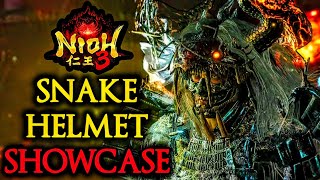 Nioh 3 | Twin-Snake Helmet Showcase (Demo Reward)