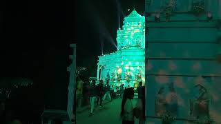 Shivrinarayan 2024 Durga Pandal Prem Mandir Ke Theme Mein Bana
