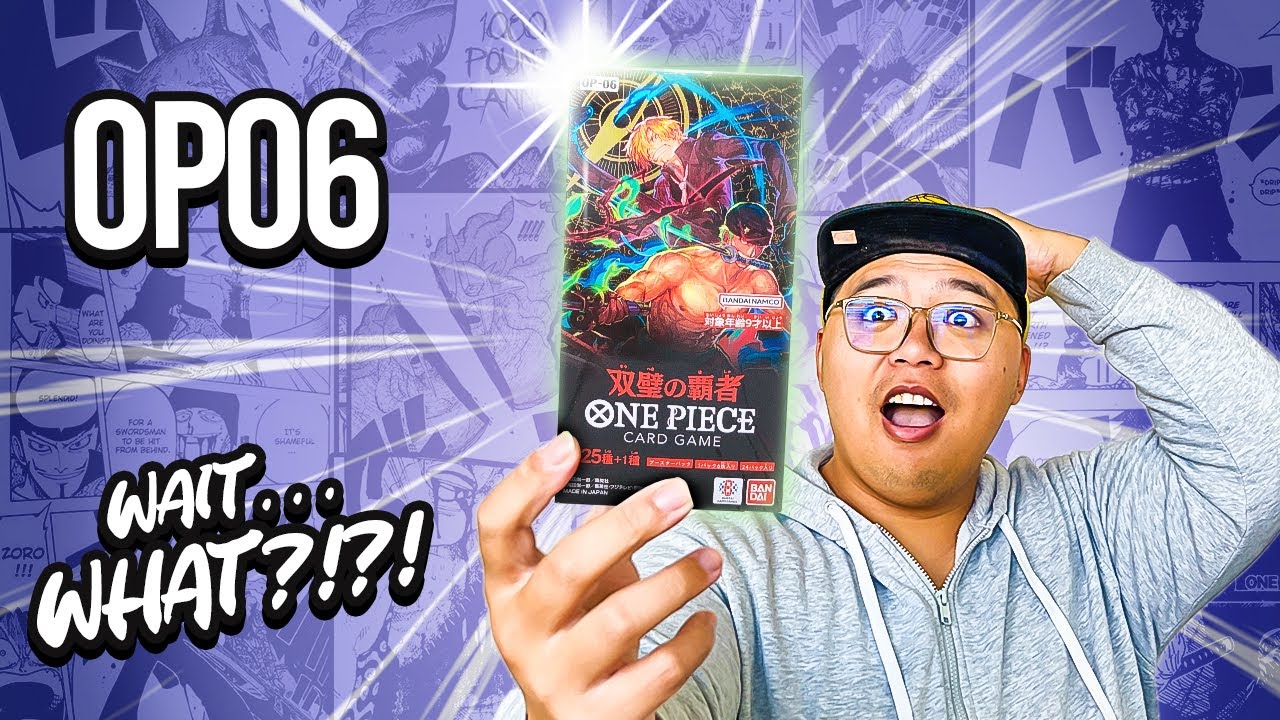 This Box SHOCKED ME! OP-06 - Wings of the Captain (One Piece TCG JAPANESE BOOSTER BOX OPENING)