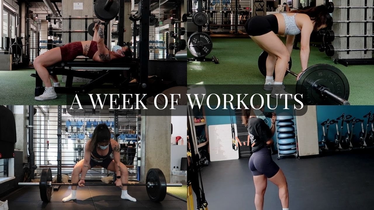 a week of workouts | training vlog