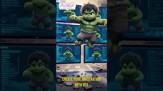 Create Epic VFX Like A Pro! 🟢 Chibi Hulk 3D Animation Course | Pink City ZICA