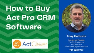 How to Buy Act Pro CRM Software screenshot 3