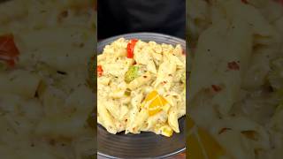 Cooking Cheesy White Sauce Pasta ASMR #shorts #food #cooking #asmr #recipe #trending @rabi196